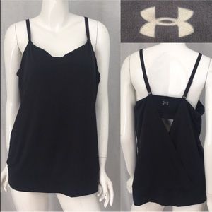 XL Under Armour Semi Fitted Wrap Back Tank Top